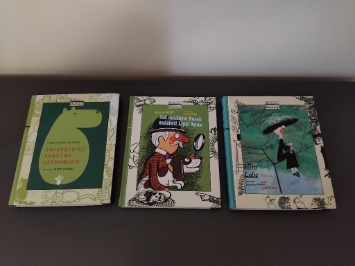 Zdjęcie oferty: Mistrzowie ilustracji Babcia na jabłoni Jak detektyw Nosek Zwierzyniec