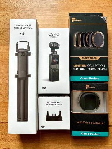 Zdjęcie oferty: Nowy zestaw DJI Osmo Pocket Combo, filtry, dodatki