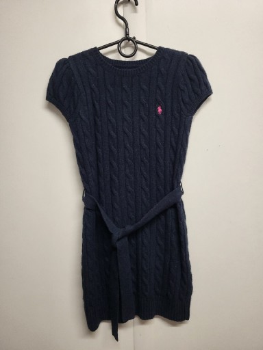 Zdjęcie oferty: Granatowa wełniana sukienka Ralph Lauren 6L