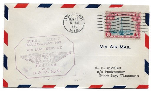 Zdjęcie oferty: Pierwszy lot, USA, Oshkosh-Green Bay, 15.12.1928