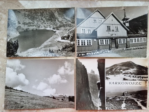 Zdjęcie oferty: KARKONOSZE - 10 pocztówek z lat 1970-71