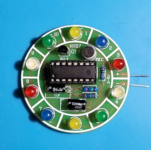 Zdjęcie oferty: Moduł Gadżet Ozdoba "Biegająca LED sterowana głosem"