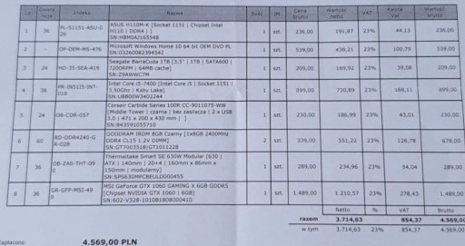 Zdjęcie oferty: Komputer Gamingowy/Stacjonarny 