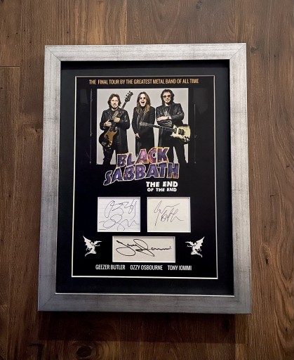 Zdjęcie oferty: Black Sabbath - oryginalne autografy + certyfikat!