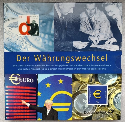 Zdjęcie oferty: Niemcy zestaw monet i znaczków pocztowych 