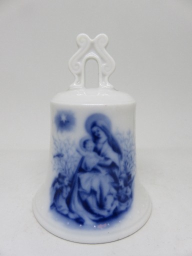 Zdjęcie oferty: Dzwonek porcelana Royal Tettau kobalt 1988 Święta