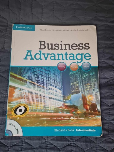 Zdjęcie oferty: Business Advantage Intermediate + DVD – Cambridge, podręcznik