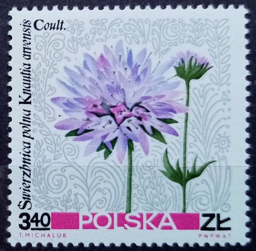 Zdjęcie oferty: Fi 1640**Luzak z serii Kwiaty polne 1967