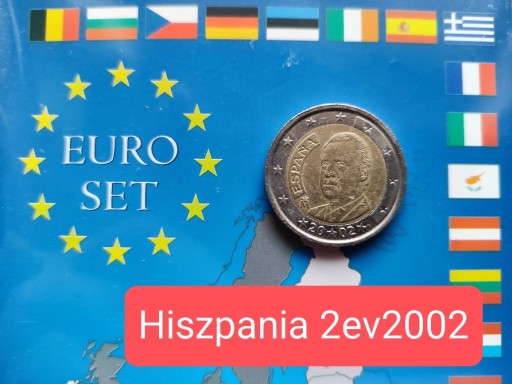 Zdjęcie oferty: Hiszpania 2 euro 2002