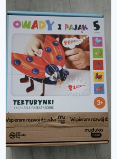 Zdjęcie oferty: Tekturynki. Owady i pająk