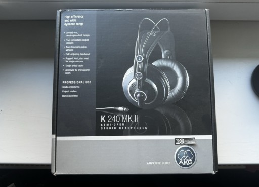 Zdjęcie oferty: Słuchawki AKG K240 MK II MK 2 roczna gwarancja