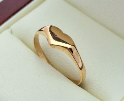 Zdjęcie oferty: Złoty pierścionek Serduszko Au 585 WAGA 1,9 PUNCE!
