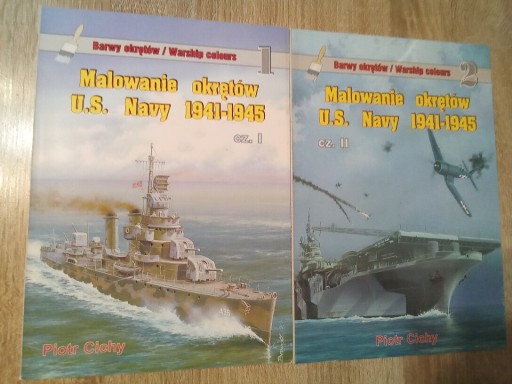 Zdjęcie oferty: Malowanie okrętów US Navy 1941-1945 cz. I-II