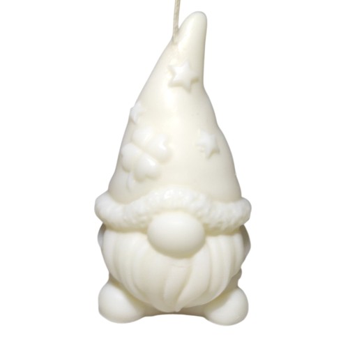 Zdjęcie oferty: Świeczka sojowa "Skrzat z koniczynką i gwiazdkami", 44g , świąteczny, Robea