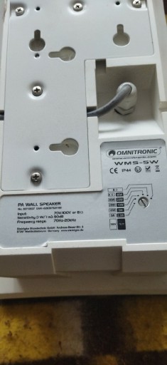 Zdjęcie oferty: Głośnik Omnitronic wms-5w