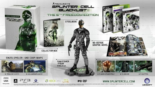 Zdjęcie oferty: Splinter Cell Blacklist - The 5th Freedom Edition 