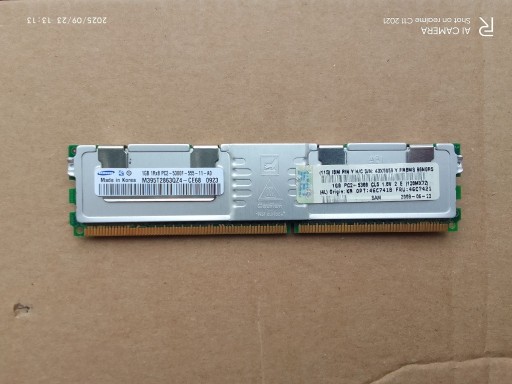 Zdjęcie oferty: Samsung 1GB DDR2 PC2-5300F FB-DIMM ECC IBM FRU 45C7421