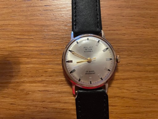 Zdjęcie oferty: Złoty zegarek Poljot de luxe automatic
