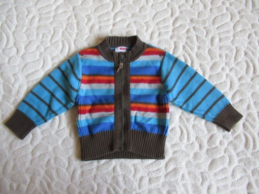 Zdjęcie oferty: NAME IT bluza tęczowa 80 kolorowa rozsuwana sweter