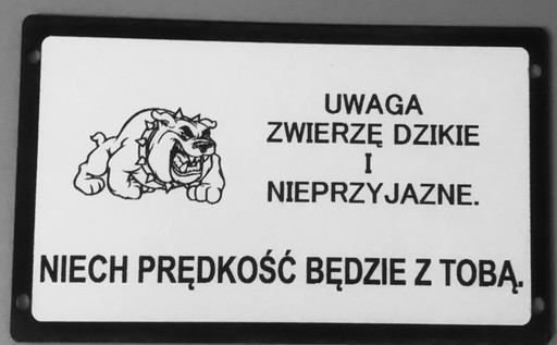 Zdjęcie oferty: Tabliczka ostrzegawcza amstaff pitbull york