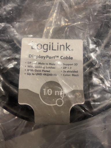 Zdjęcie oferty: Kabel DisplayPort - DisplayPort 10m Logilink