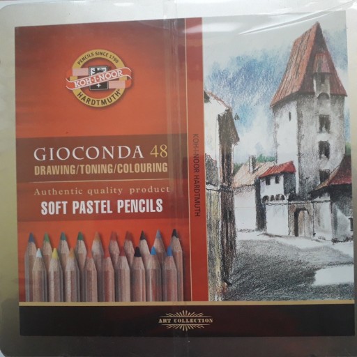 Zdjęcie oferty: Pastele suche Koh-I-Noor Gioconda 48 kol. metalowa kaseta 8829