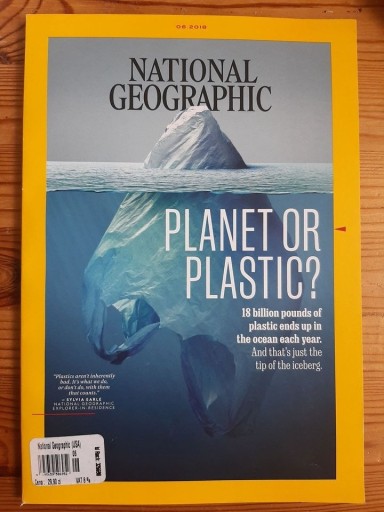 Zdjęcie oferty: National Geographic 06.2018 - Planet or plastic?