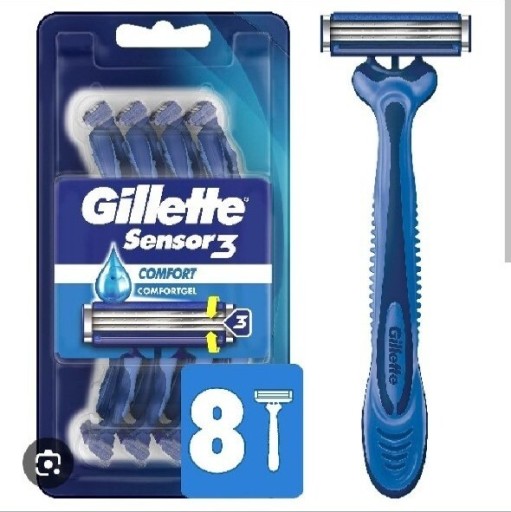 Zdjęcie oferty: Maszynka do golenia Gillette Comfort Sensor 3 8szt
