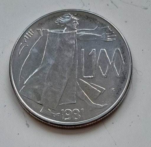 Zdjęcie oferty: San Marino - 100 lira - 1981r. 