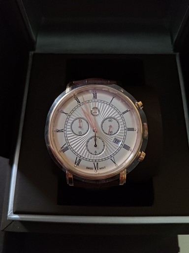 Zdjęcie oferty: Zegarek męski Mercedes Benz skóra chronograf 