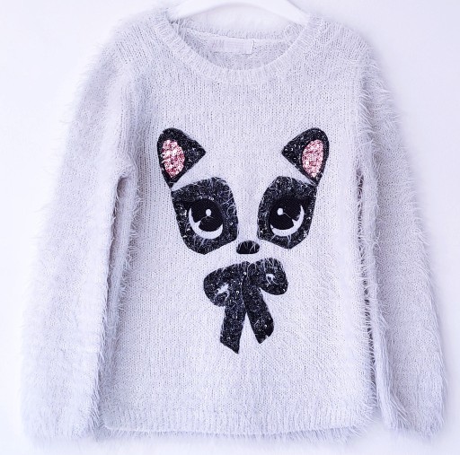 Zdjęcie oferty: Włochaty puszysty sweter H&M 110/116