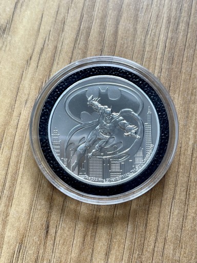 Zdjęcie oferty: Batman  srebrna moneta  kolekcjonerska 2021 Niue