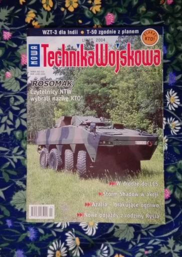 Zdjęcie oferty: Nowa Technika Wojskowa nr 7/2004 Azalia, WZT-3, Centurion