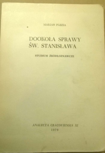 Zdjęcie oferty: Marian Plezia Święty Stanisław Biskup Męczennik 