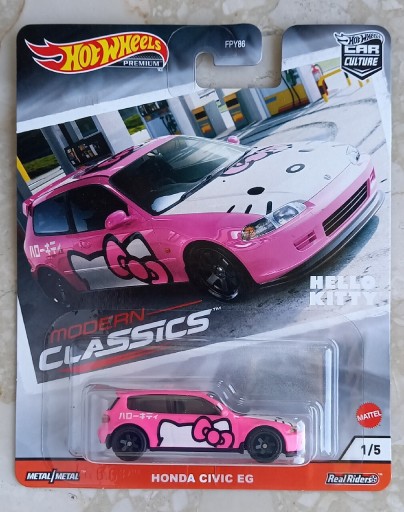Zdjęcie oferty: Hot Wheels Premium _ Honda Civic EG Hello Kitty _