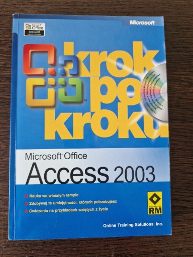 Zdjęcie oferty: Microsoft Office Access 2003 krok po kroku 