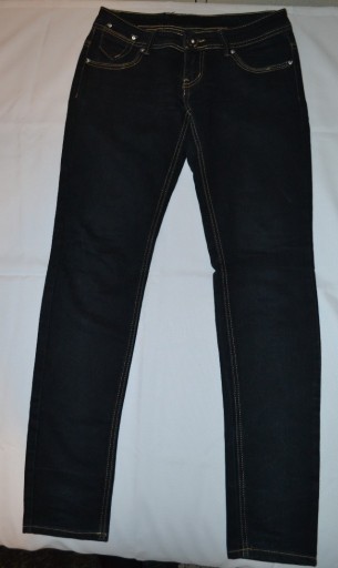 Zdjęcie oferty: Spodnie damskie jeans rurki skiny czarne Hiss r.S