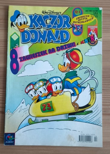 Zdjęcie oferty: Kaczor Donald czasopismo dla dzieci nr 4 z 1999 r.