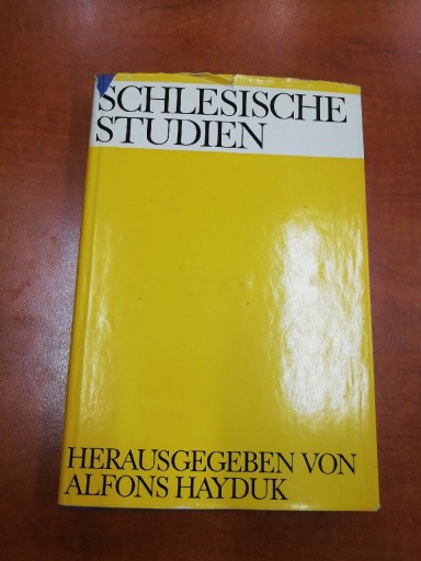 Zdjęcie oferty: Schlesische Studien Alfons Hayduk 