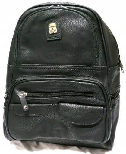 Zdjęcie oferty: Elegancki plecak plecaczek damski ekoskóra czarny