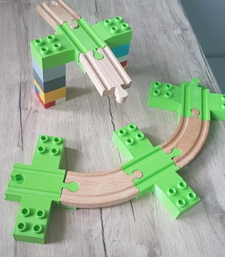 Zdjęcie oferty: 4 x most lego duplo do toru drewnianego Ikea Brio