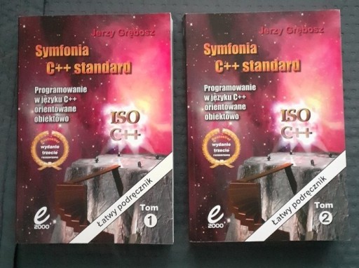 Zdjęcie oferty: Symfonia C++standard, t.1-2, Jerzy Grębosz