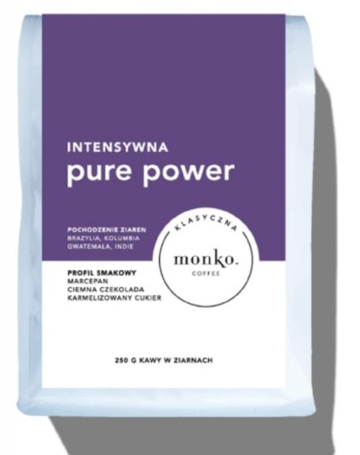 Zdjęcie oferty: Kawa ziarnista Monko Coffee Pure Power 1000 g