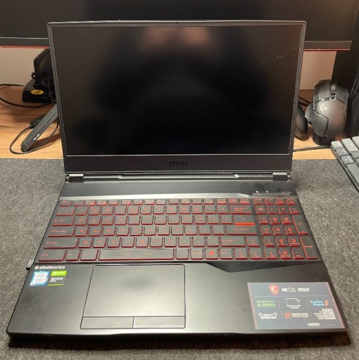 Zdjęcie oferty: MSI GL65 i7-9750H 32GB 1T (SSD) 1T (HDD) GTX1660Ti