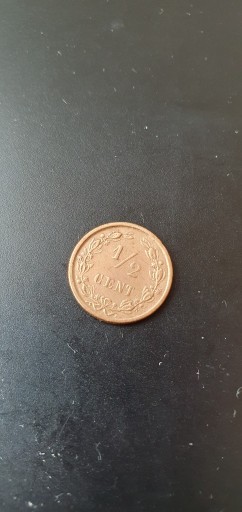 Zdjęcie oferty: Holandia 1/2 centa 1891 rok