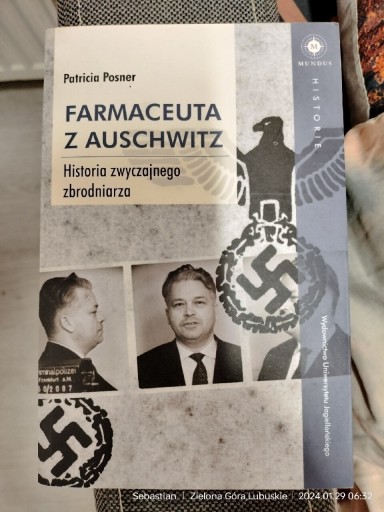 Zdjęcie oferty: Farmaceuta z Auschwitz 