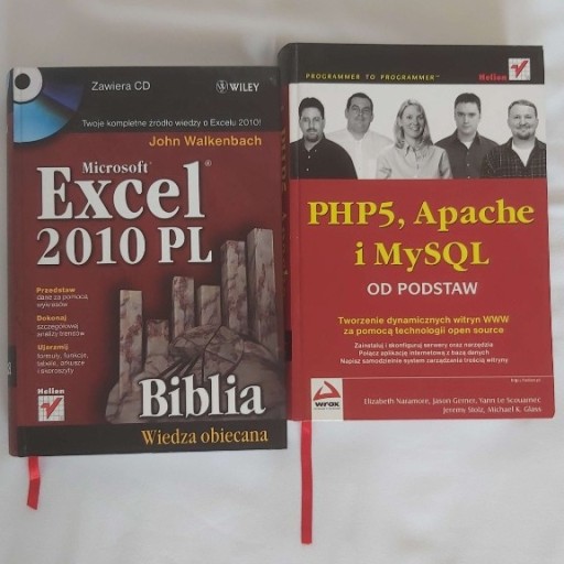 Zdjęcie oferty: Excel 2010 PL Biblia + PHP5, Apache i MySQL