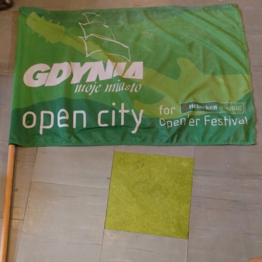 Zdjęcie oferty: Flaga GDYNIA moje miasto open city Opener Festival