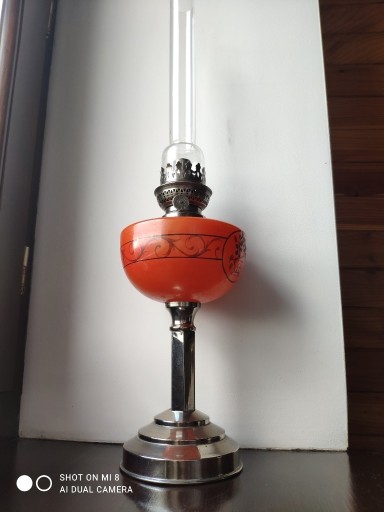 Zdjęcie oferty: Stara francuska lampa naftowa