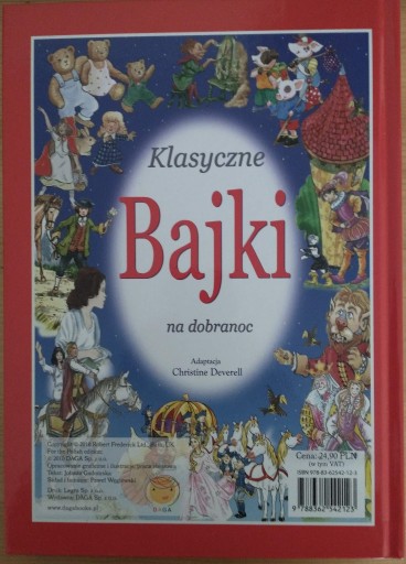 Zdjęcie oferty: Klasyczne bajki na dobranoc.